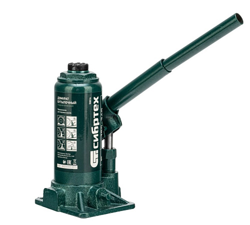 Домкрат бутылочный 5 т 180-340 мм в пластиковом кейсе Сибртех Домкрат бутылочный 5 т 180-340 мм в пластиковом кейсе Сибртех