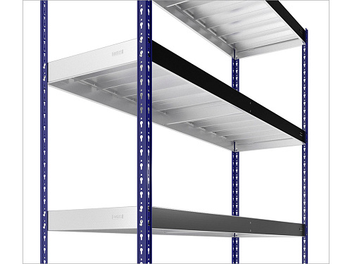 Стеллаж металлический SB 200x183x61/4 c оцинкованным настилом Стеллаж металлический SB 200x183x61/4 c оцинкованным настилом