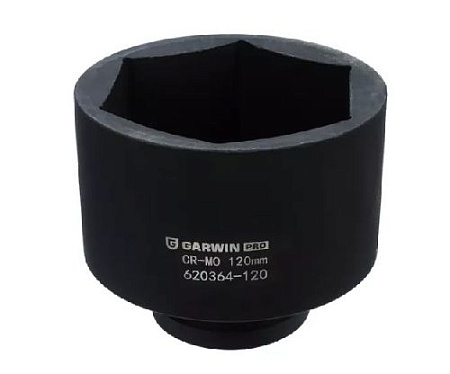 Головка торцевая ударная 1 1/2" 120 мм, 6 гр. GARWIN PRO Головка торцевая ударная 1 1/2" 120 мм, 6 гр. GARWIN PRO