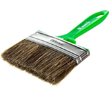 Кисть плоская 100 мм (4") флейцевая, по дереву MATRIX Color Line Кисть плоская 100 мм (4") флейцевая, по дереву MATRIX Color Line