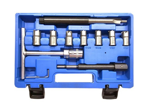 Набор для чистки и восстановления посадочных мест дизельных форсунок 10 предм МАЯКАВТО™ Набор для чистки и восстановления посадочных мест дизельных форсунок 10 предм МАЯКАВТО™