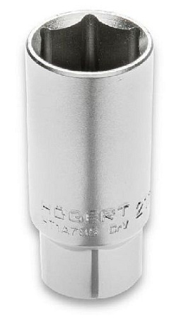 Головка свечная 1/2" 16 мм 6 гр. HOEGERT Головка свечная 1/2" 16 мм 6 гр. HOEGERT