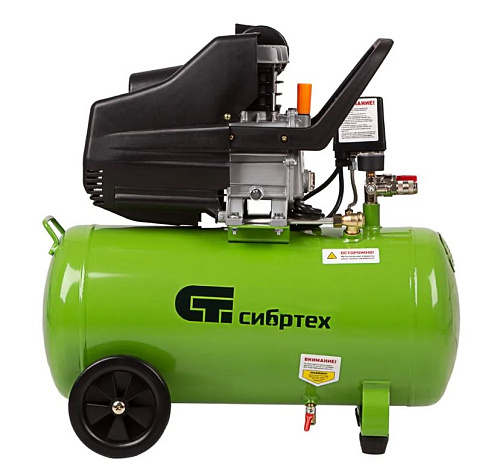 Компрессор масляный прямой привод 50 л, 1,5 кВт, 198 л/мин, 8 бар, 230 В Сибртех КК-1500/50 Компрессор масляный прямой привод 50 л, 1,5 кВт, 198 л/мин, 8 бар, 230 В Сибртех КК-1500/50