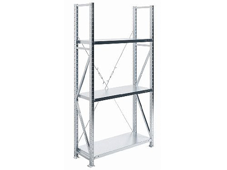 Стеллаж металлический MS U 200/100x40/3 (Нагрузка на полку 300) Стеллаж металлический MS U 200/100x40/3 (Нагрузка на полку 300)