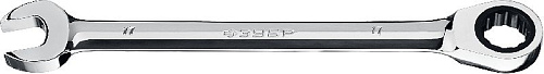 Ключ комбинированный трещоточный 17 мм 72 зуба ЗУБР Ключ комбинированный трещоточный 17 мм 72 зуба ЗУБР