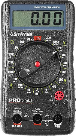 Мультиметр цифровой STAYER PRODigital Мультиметр цифровой STAYER PRODigital