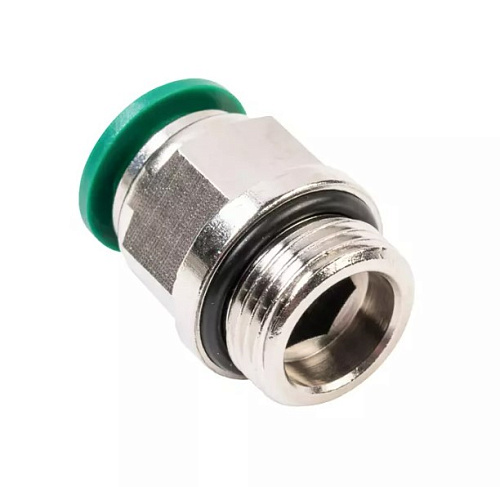 Фитинг цанговый М3/8" 10 мм, с уплотнением, метал. корпус GARWIN Фитинг цанговый М3/8" 10 мм, с уплотнением, метал. корпус GARWIN