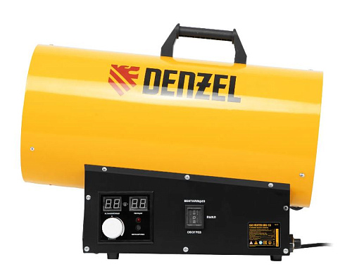 Пушка тепловая газовая 15,0 кВт, 320м.куб/час, 0,93кг/ч, цифровой термостат Denzel GHG-15i Пушка тепловая газовая 15,0 кВт, 320м.куб/час, 0,93кг/ч, цифровой термостат Denzel GHG-15i