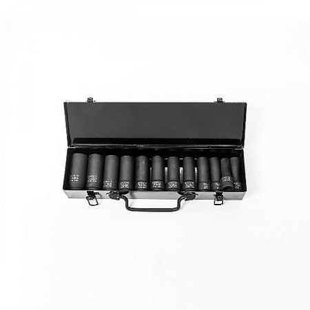 Набор головок торцевых ударных глубоких 10-24 мм (1/2") 6 гр, 10 предм, мет.кейс ROSSVIK Набор головок торцевых ударных глубоких 10-24 мм (1/2") 6 гр, 10 предм, мет.кейс ROSSVIK