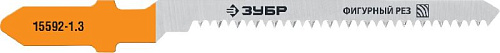 Пилка для лобзика по дереву 50*1,4 мм, фигурный резпо ламинату/дереву/фане Т101АО, CrV (2 шт) ЗУБР Пилка для лобзика по дереву 50*1,4 мм, фигурный резпо ламинату/дереву/фане Т101АО, CrV (2 шт) ЗУБР