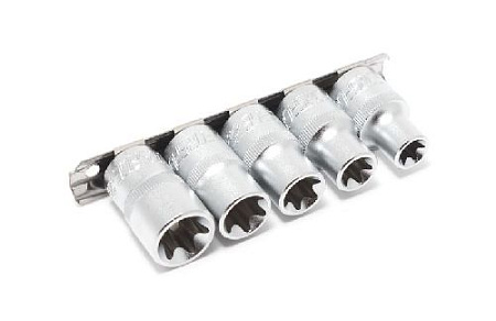 Набор головок торцевых E12-E20 (1/2") 5 шт на планке Rock Force RF-4053 Набор головок торцевых E12-E20 (1/2") 5 шт на планке Rock Force RF-4053