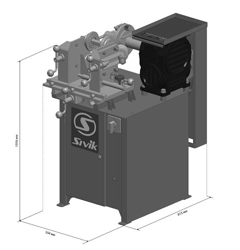 Станок для прокатки штампованных дисков (от 12" до 16"), 380 В SIVIK Станок для прокатки штампованных дисков (от 12" до 16"), 380 В SIVIK