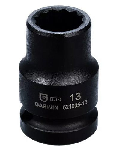 Головка торцевая ударная 1/2" 13 мм, 12 гр. GARWIN Головка торцевая ударная 1/2" 13 мм, 12 гр. GARWIN