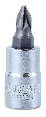 Головка торцевая со вставкой 1/4" PZ1, 37 мм GARWIN Головка торцевая со вставкой 1/4" PZ1, 37 мм GARWIN