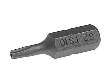 Бита TS 10 L=25 мм (1/4" HEX) пятилучевая с отверстием JTC Бита TS 10 L=25 мм (1/4" HEX) пятилучевая с отверстием JTC