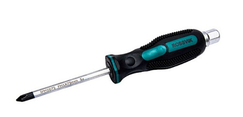 Отвертка крестовая ударная PH №1 75 мм S2 ROSSVIK Отвертка крестовая ударная PH №1 75 мм S2 ROSSVIK