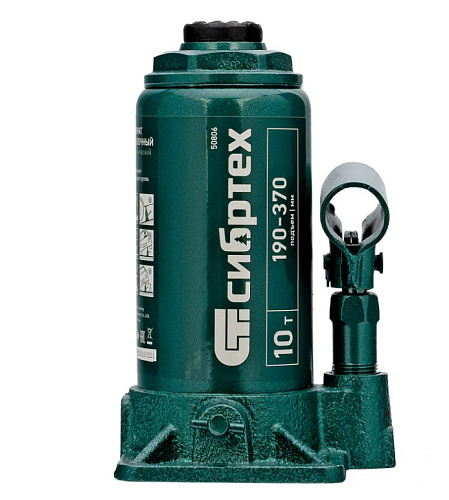 Домкрат бутылочный 10 т 190-370 мм Сибртех Домкрат бутылочный 10 т 190-370 мм Сибртех
