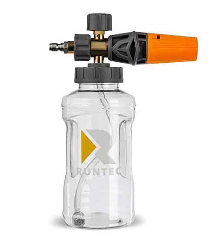 Пеногенератор для моек высокого давления 1 л RUNTEC Пеногенератор для моек высокого давления 1 л RUNTEC