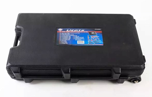 Набор гидравлических растяжек 10 т, 2-х скоростной, пласт. кейс (17 предм.) Licota Набор гидравлических растяжек 10 т, 2-х скоростной, пласт. кейс (17 предм.) Licota