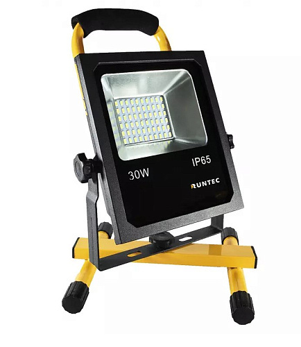 Прожектор аккумуляторный светодиодный 2400 лм, 30 Вт, 15,6 Ач RUNTEC Прожектор аккумуляторный светодиодный 2400 лм, 30 Вт, 15,6 Ач RUNTEC