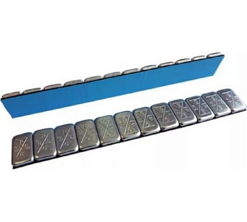 Груза клеевые (Fe) 5г*12, 115 мм, (50шт/кор.) тонкие, синий скотч ROSSVIK FE005S Груза клеевые (Fe) 5г*12, 115 мм, (50шт/кор.) тонкие, синий скотч ROSSVIK FE005S