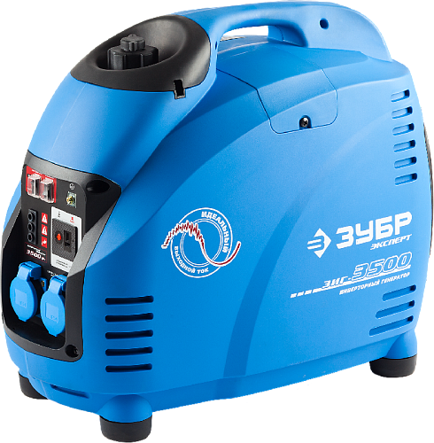 Генератор инверторный с ручным стартером 3,5 кВт, 220 В ЗУБР Профессионал Генератор инверторный с ручным стартером 3,5 кВт, 220 В ЗУБР Профессионал
