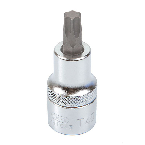 Головка торцевая со вставкой Torx 1/2" T45, 55 мм Licota Головка торцевая со вставкой Torx 1/2" T45, 55 мм Licota