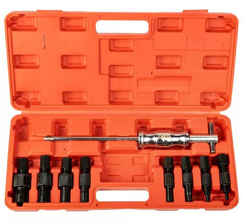 Съемник подшипников цанговый с обратным молотком 9 предм SpecX Съемник подшипников цанговый с обратным молотком 9 предм SpecX