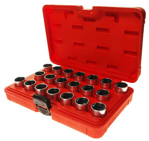 Набор головок для секретных болтов VW 20 предм JTC Набор головок для секретных болтов VW 20 предм JTC