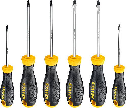 Набор отверток 6 шт STAYER Hercules-X6 Набор отверток 6 шт STAYER Hercules-X6
