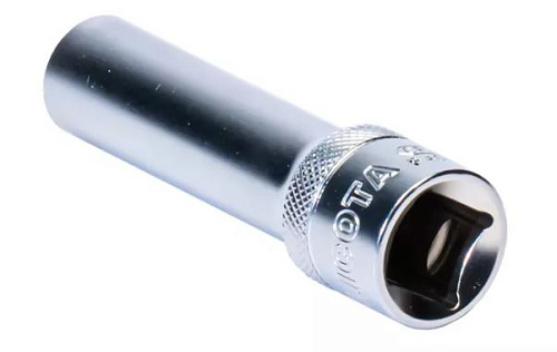 Головка торцевая глубокая 1/2" 11 мм, 12 гр., CrV Licota Головка торцевая глубокая 1/2" 11 мм, 12 гр., CrV Licota