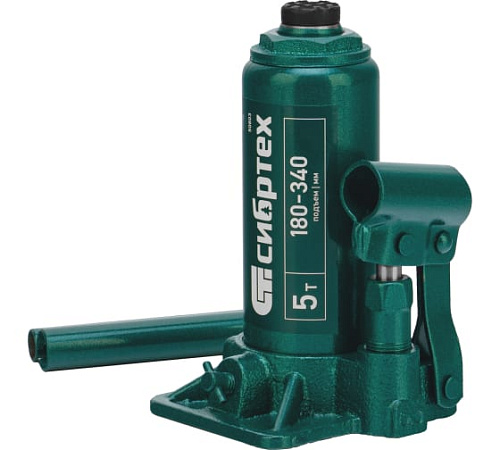 Домкрат бутылочный 5 т 180-340 мм Сибртех Домкрат бутылочный 5 т 180-340 мм Сибртех