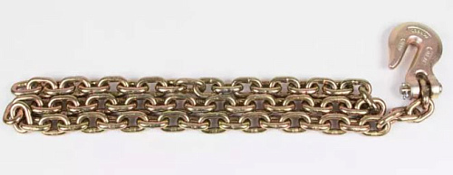 Кузовная цепь с крюком 1,5 м (5/16") Licota Кузовная цепь с крюком 1,5 м (5/16") Licota