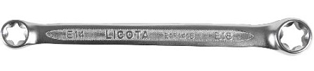 Ключ накидной текстурный Е-профиль 16*22 CrV Licota Ключ накидной текстурный Е-профиль 16*22 CrV Licota