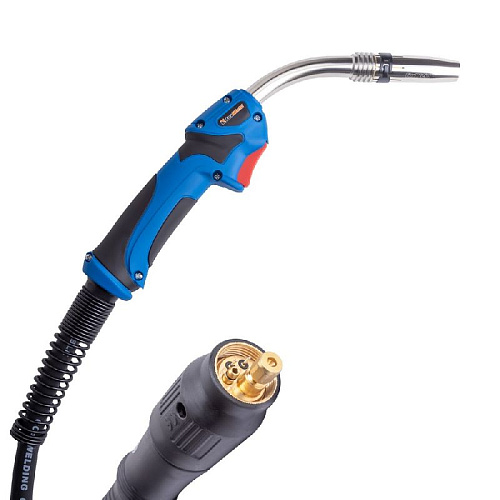 Горелка полуавтоматическая UnoMIG-24 3м 250 А возд/охл, шарнир, FoxWeld Горелка полуавтоматическая UnoMIG-24 3м 250 А возд/охл, шарнир, FoxWeld