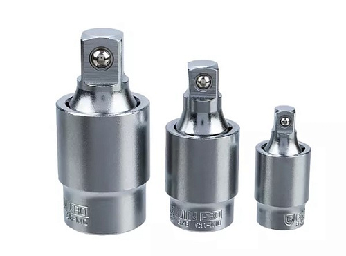 Набор карданов 1/4", 3/8", 1/2" шарнирных 3 шт GARWIN Набор карданов 1/4", 3/8", 1/2" шарнирных 3 шт GARWIN