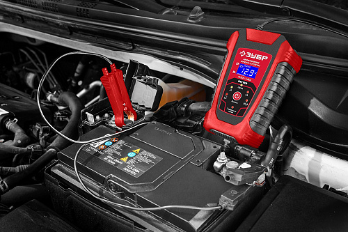 Зарядное устройство автомобильное автоматическое 6/12 В, 6А ЗУБР АЗУ-140 Зарядное устройство автомобильное автоматическое 6/12 В, 6А ЗУБР АЗУ-140