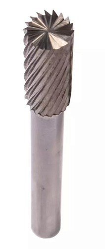 Борфреза цилиндрическая с торцевыми зубьями 8x20x64 мм, VHM, SC, форма B GARWIN Борфреза цилиндрическая с торцевыми зубьями 8x20x64 мм, VHM, SC, форма B GARWIN
