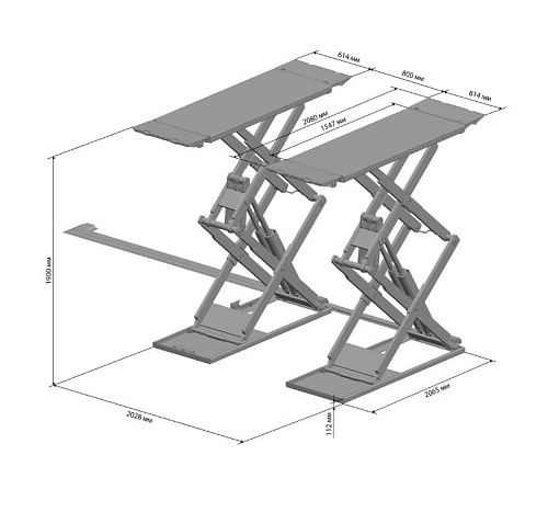 Подъемник ножничный электрогидравлический 3,2 т напольный 380 В ПГН-4000/Н-01 SIVIK Подъемник ножничный электрогидравлический 3,2 т напольный 380 В ПГН-4000/Н-01 SIVIK