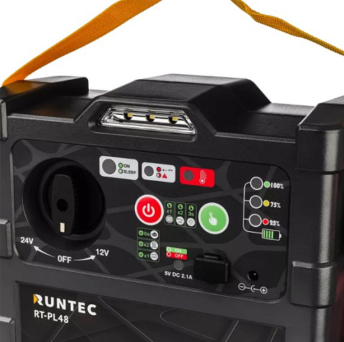 Пусковое устройство аккумуляторное 2400/1600 A, 12/24 В, Pulse 48, RUNTEC Пусковое устройство аккумуляторное 2400/1600 A, 12/24 В, Pulse 48, RUNTEC