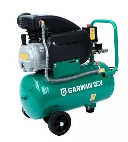 Компрессор масляный прямой привод 24 л, 1,85 кВт, 230 л/мин, 10 бар, 230 В GARWIN PRO Компрессор масляный прямой привод 24 л, 1,85 кВт, 230 л/мин, 10 бар, 230 В GARWIN PRO