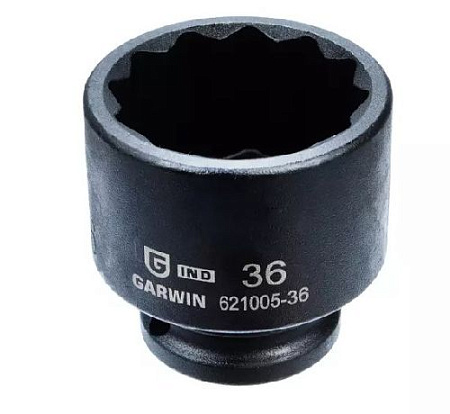 Головка торцевая ударная 1/2" 36 мм, 12 гр. GARWIN Головка торцевая ударная 1/2" 36 мм, 12 гр. GARWIN