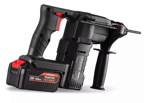 Перфоратор аккумуляторный 2,5 Дж, 20 В, sds-plus, 900 Вт, бесщеточный двиг RUNTEC TECHNIC Перфоратор аккумуляторный 2,5 Дж, 20 В, sds-plus, 900 Вт, бесщеточный двиг RUNTEC TECHNIC