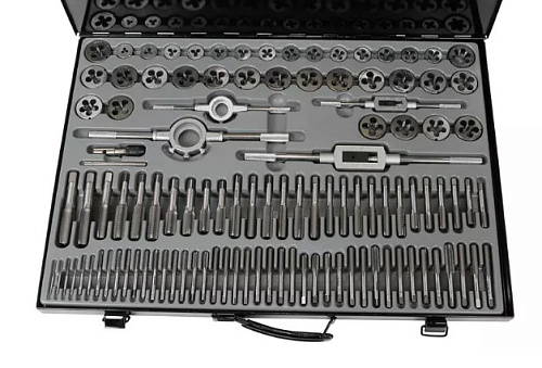 Набор резьбонарезного инструмента 110 предм. М2-М18 ТЕХРИМ Набор резьбонарезного инструмента 110 предм. М2-М18 ТЕХРИМ