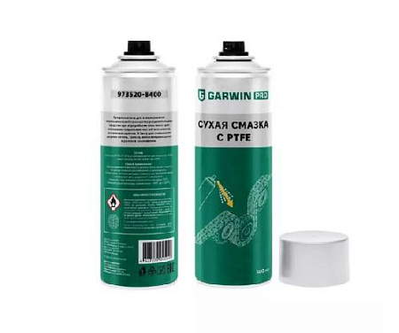 Смазка сухая с PTFE 520 (400) мл GARWIN PRO Смазка сухая с PTFE 520 (400) мл GARWIN PRO
