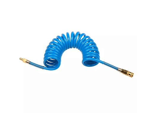 Шланг спиральный воздушный 5 м (8*12 мм) PU GARWIN Шланг спиральный воздушный 5 м (8*12 мм) PU GARWIN