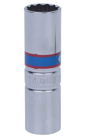 Головка свечная 3/8" 14 мм 12 гр. пружинный фиксатор KING TONY 36A014 Головка свечная 3/8" 14 мм 12 гр. пружинный фиксатор KING TONY 36A014