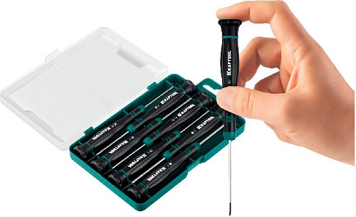 Набор отверток для точной механики 7 шт KRAFTOOL Precision Набор отверток для точной механики 7 шт KRAFTOOL Precision