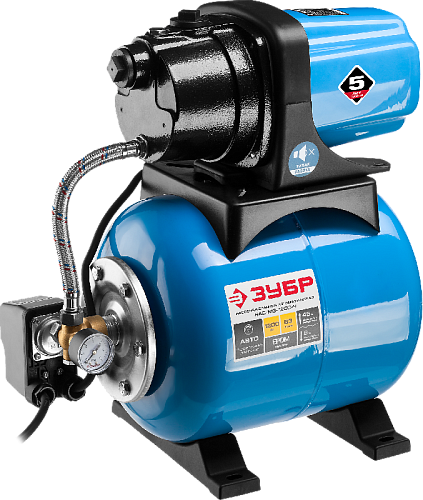 Насосная станция автоматическая 1200 Вт, 63 л/мин, напор 46 м ЗУБР "Мастер" Насосная станция автоматическая 1200 Вт, 63 л/мин, напор 46 м ЗУБР "Мастер"