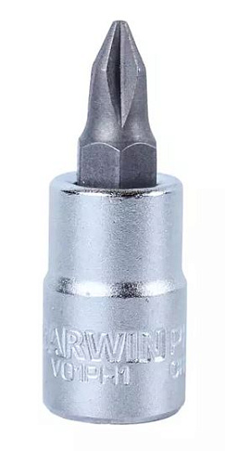 Головка торцевая со вставкой 1/4" PH №1, 37 мм GARWIN Головка торцевая со вставкой 1/4" PH №1, 37 мм GARWIN